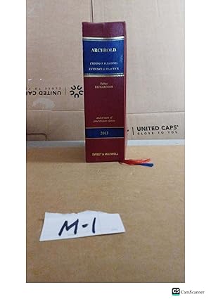 Archbold Criminal Pleading Evidence And Practice 2013 By Richardson