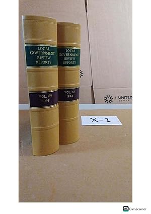 Local Government Review Reports 1994 & 1995 Volume 158 And 159