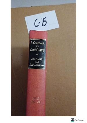 A Casebook On Contract 3rd Ed By Smith And Thomas