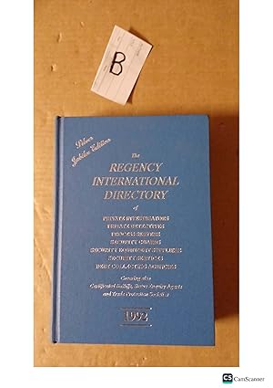 The Regency International Directory 1992 of Enquiry Agents, Private Detectives,...