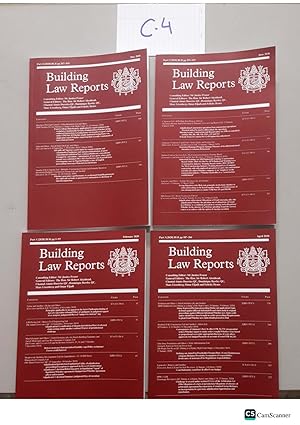 Building Law Reports 2020 Part 1,3,4 And 5 By Justice Fraser