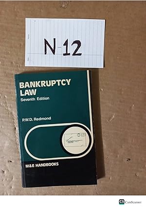 Bankruptcy Law 7th Ed By D. Redmond