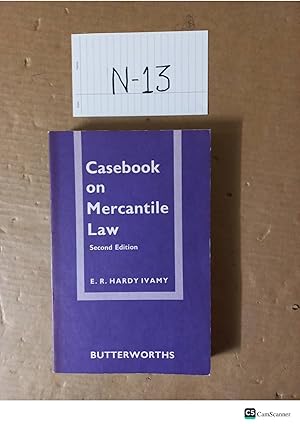 Casebook On Mercantile Law 2nd Ed By Hardy Ivamy