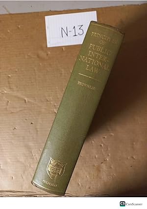Principles Of Public International Law By Brownlie