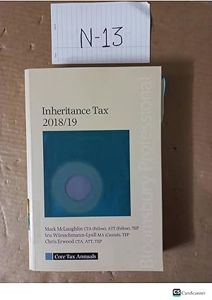 Inheritance Tax 2018/19 By Mark McLaughlin And Wunshmann-Lyall