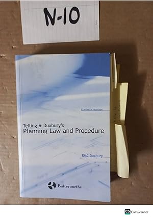 Planning Law And Procedure 11th Ed By Telling And Duxbury