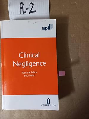 Clinical Negligence By Paul Balen
