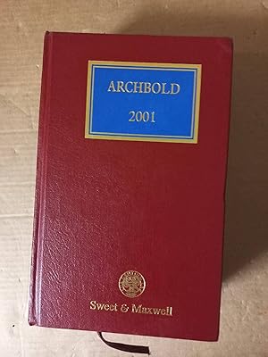 Archbold Criminal Pleading Evidence And Practice 2001