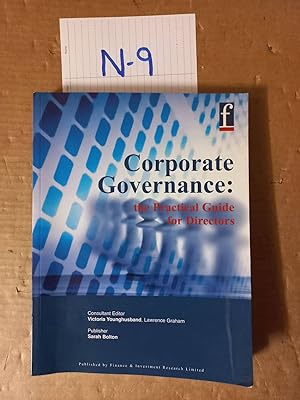 Corporate Governance The Practical Guide For Directors By Lawrence Graham And Sarah Bolton