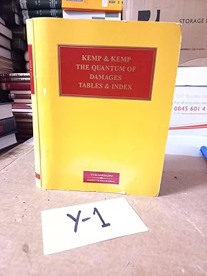 Kemp And Kemp The Quantum Of Damages Tables And Index