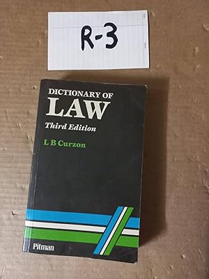 Dictionary Of Law 3rd Ed By Curzon