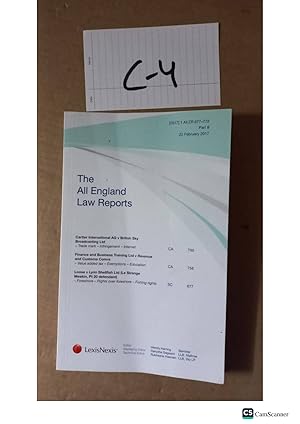 The All England Law Reports 2017 Part 8