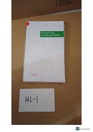 Tolley Finance Act Handbook 2022