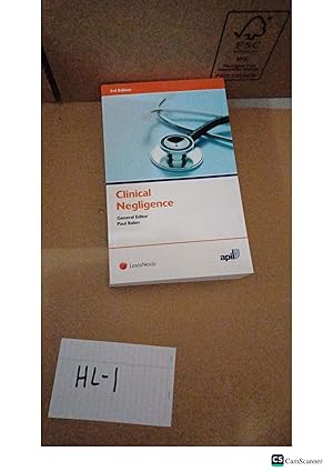 Clinical Negligence 3rd Ed By Paul Balen