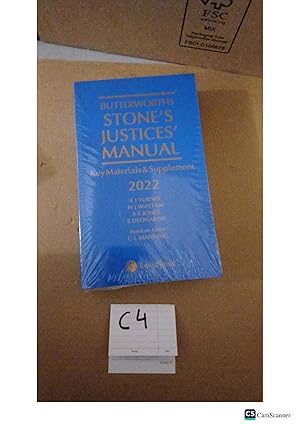 Butterworths Stone's Justices' Manual 2022 Key Materials And Supplement