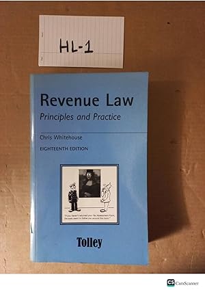 Revenue Law Principles And Practice 11th Ed By Chris Whitehouse