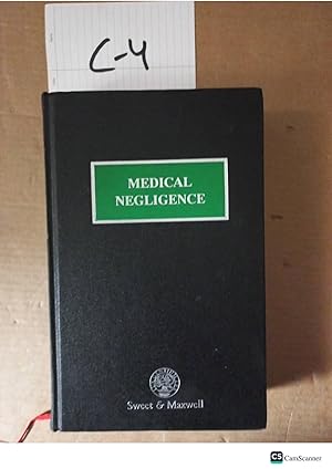 Medical Negligence 1996 By Michael A Jones