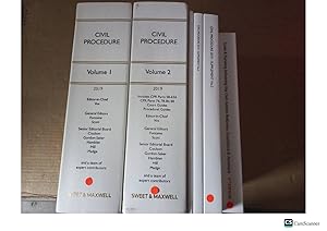 Civil Procedure 2019 The White Book Service 2019 with supplements complete set