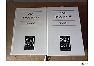 Civil Procedure 2019 The White Book Service Volume 1 and 2 Complete set