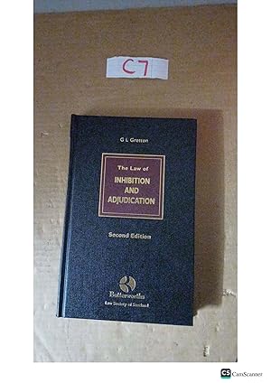 The Law Of Inhibition And Adjudication 2nd Ed By G L Gretton