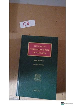 The Law Of Husband And Wife 4th Ed By Eric M Clive