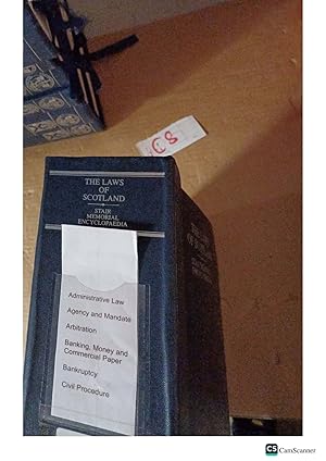 The Laws of Scotland Stair Memorial Encyclopaedia Administrative Law Agency...
