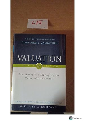 Valuation 6th Ed By Koller And Wessels