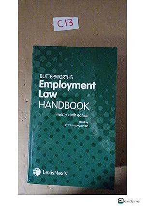 Butterworths Employment Law Handbook 2021 29th Ed By Peter Wallington