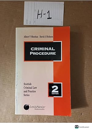Criminal Procedure 2nd Ed By Sheehan And Dickson
