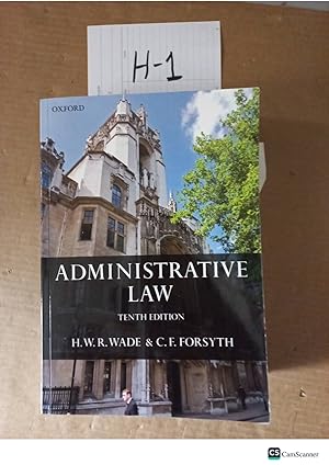 Administrative Law 3rd Ed By Wade And Forsyth
