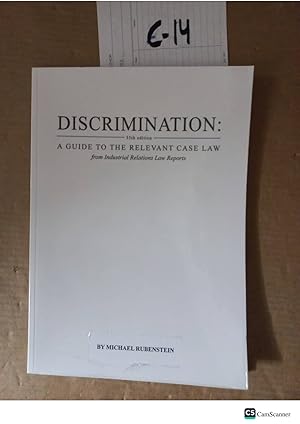 Discrimination 35th Ed By Michael Rubenstein