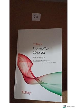 Tolley's Income Tax 2019-20 By David Smailes
