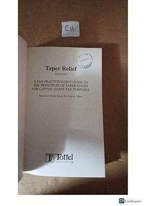 Taper Relief 6th Ed By P David Kitson