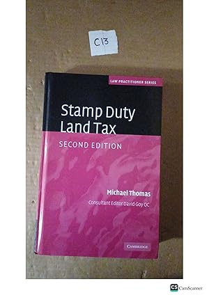 Stamp Duty Land Tax 2nd Ed By Michael Thomas