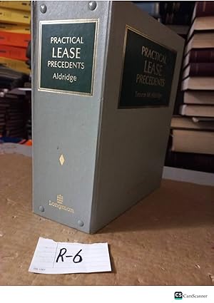Practical Lease Precedents Looseleaf By Trevor M Aldridge