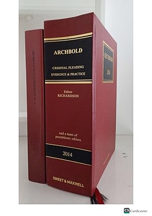 Archbold Criminal Pleading Evidence And Practice 2014 With 3rd Supplement By...