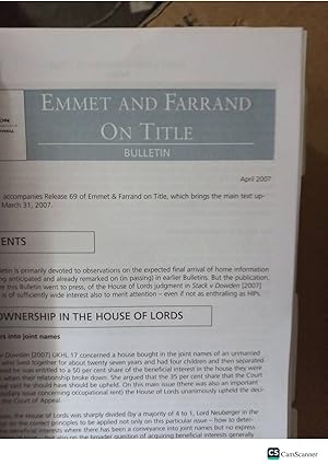 Emmet On Title 19th Ed Looseleaf Vol 1st And 3rd By J T Farrand