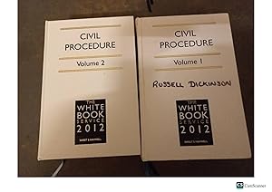 Civil Procedure 2012 Vol 1, 2 The White Book Service