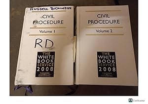 Civil Procedure 2008 Vol 1, 2 The White Book Service