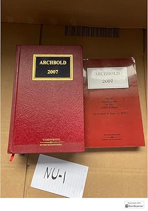 Archbold Criminal Pleading Evidence And Practice 2007 With Supplement By Richardson...