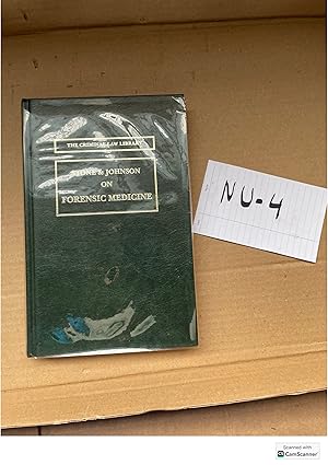 Stone & Johnson On Forensic Medicine By Evan Stone And Hugh Johnson The...