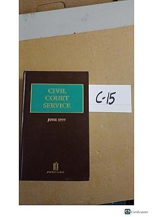 Civil Court Service 1999 By Saville Laws And Stevens