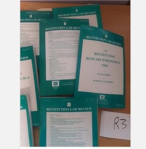 Restitution Law Review supplements