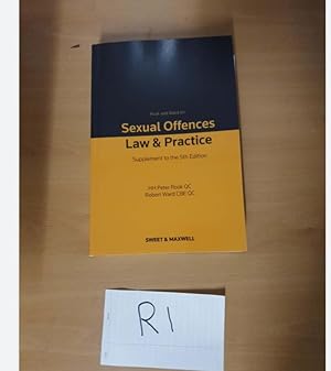 Sexual Offences and Law Practice supplement to the 5th Edition by Rook and Ward