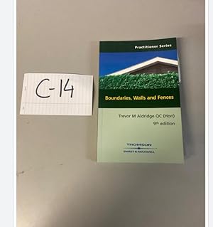 BOUNDARIES, WALLS AND FENCES 9th Edition By Aldridge