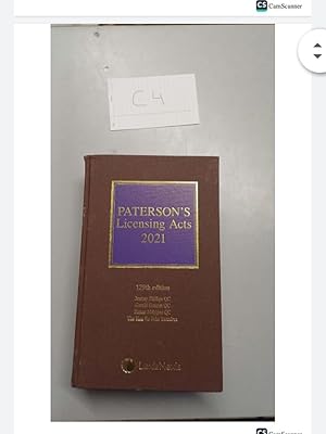 Paterson's Licensing Acts 2021 129th Edition