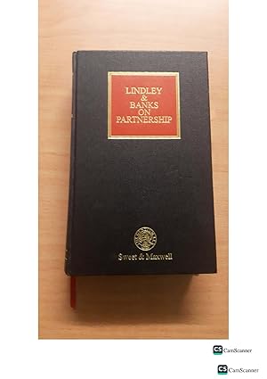 LINDLEY BANKS ON PARTNERSHIP EIGHTEENTH EDITION Edited by R.C. I'Anson Banks