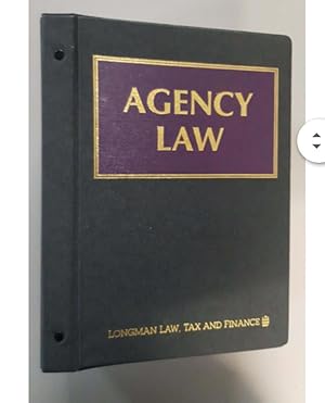 Agency Law 2009 by Roger Billins Looseleaf
