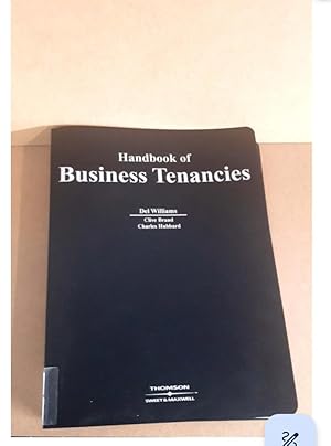 Handbook of Business Tenancies Del Williams, Clive Brand