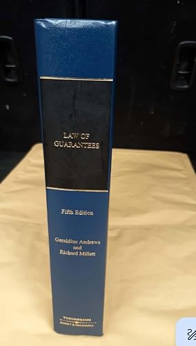 LAW OF GUARANTEES Fifth Edition Geraldine Andrews and Richard Millett
